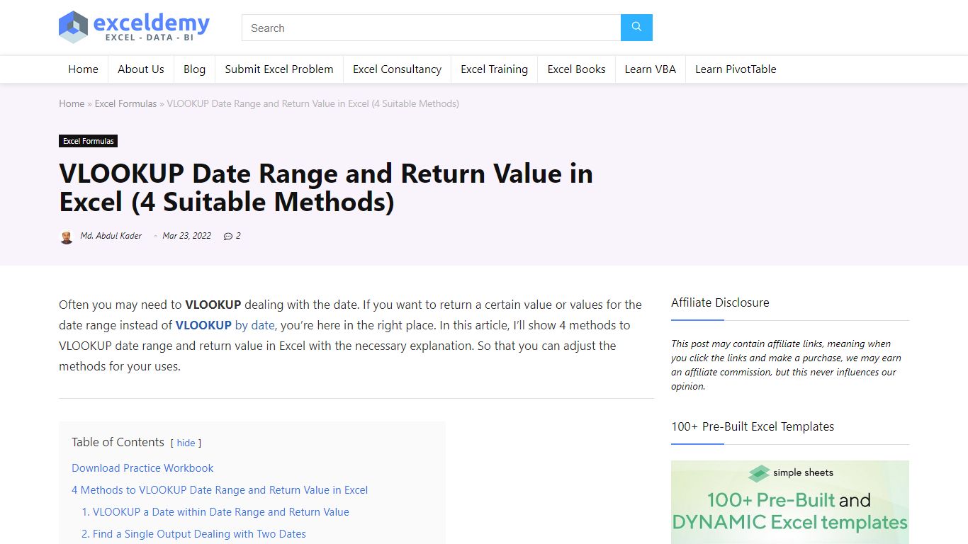 VLOOKUP Date Range and Return Value in Excel (4 Suitable Methods)